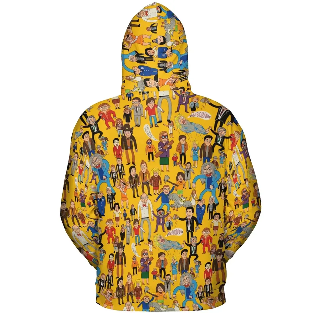 Lynch Vibes Twin Peaks All-over Print Hoodie - 4