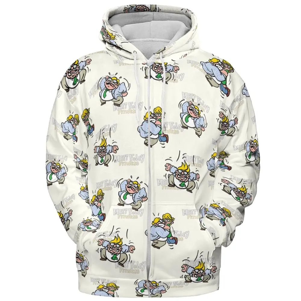 Matt Foley Fitness Exercises SNL All-over Print Hoodie - 3