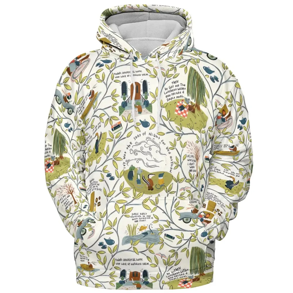 Mr Toad And Friends The Wind in the Willows All-over Print Hoodie - 2