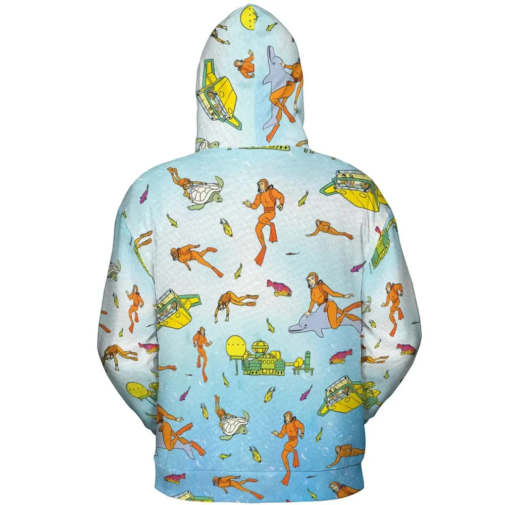 Underwater Sealab 2020 All-over Print Hoodie - 4