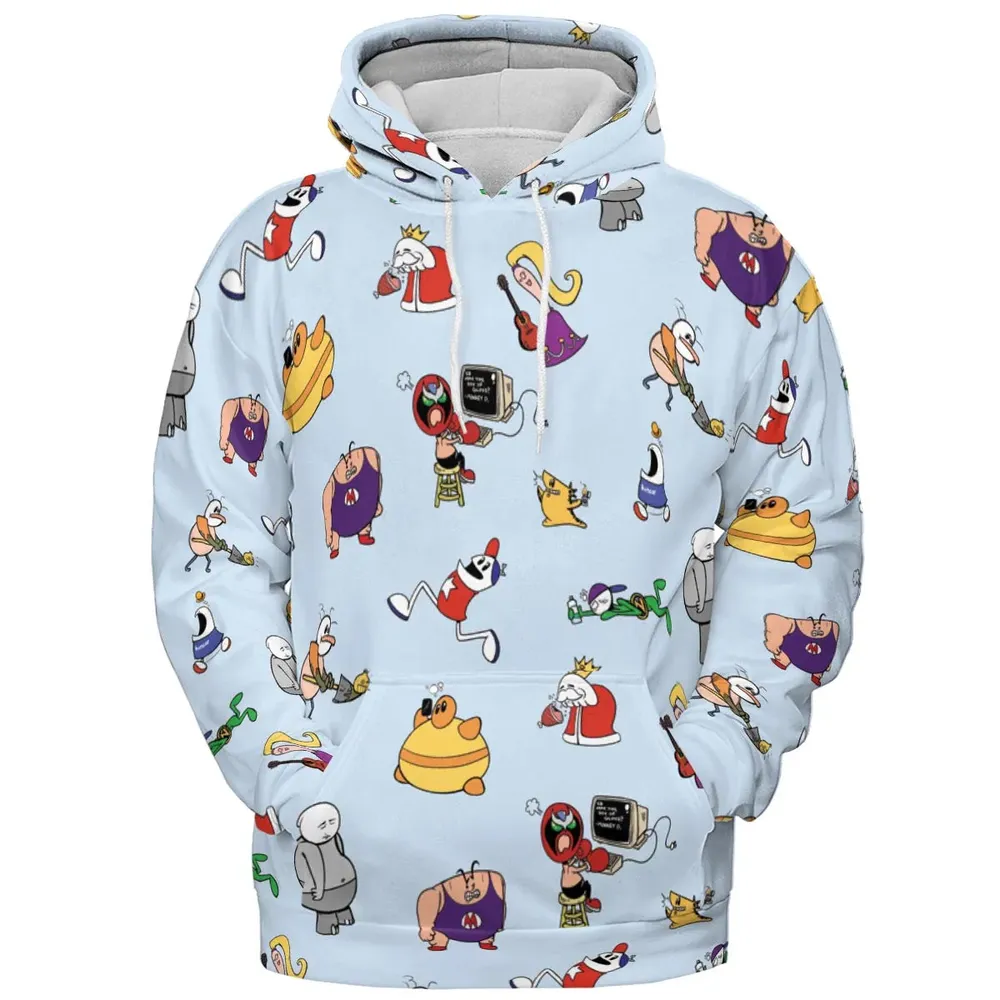 Retro Webtoon Homestar All-over Print Hoodie - 2