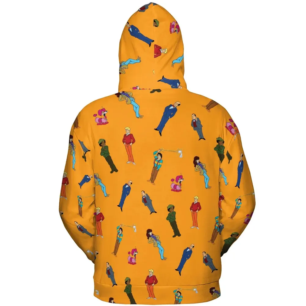 Mork Madness Mork and Mindy All-over Print Hoodie - 4
