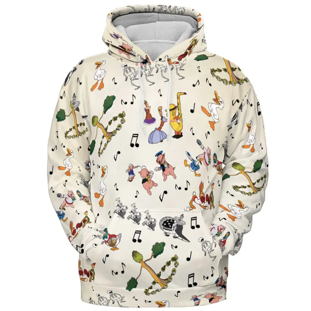 The Silly Symphony Characters All-over Print Hoodie - 2