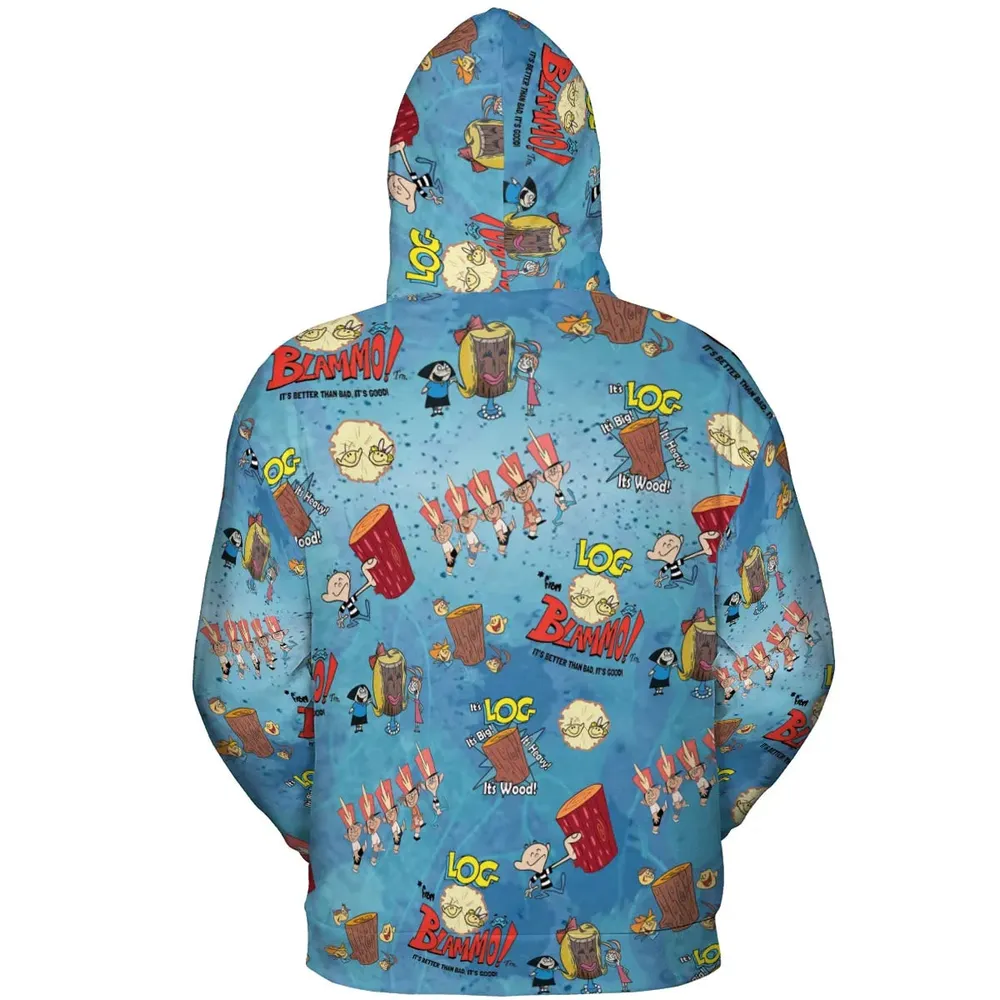 It's Log It's Big It's Heavy All-over Print Hoodie - 4
