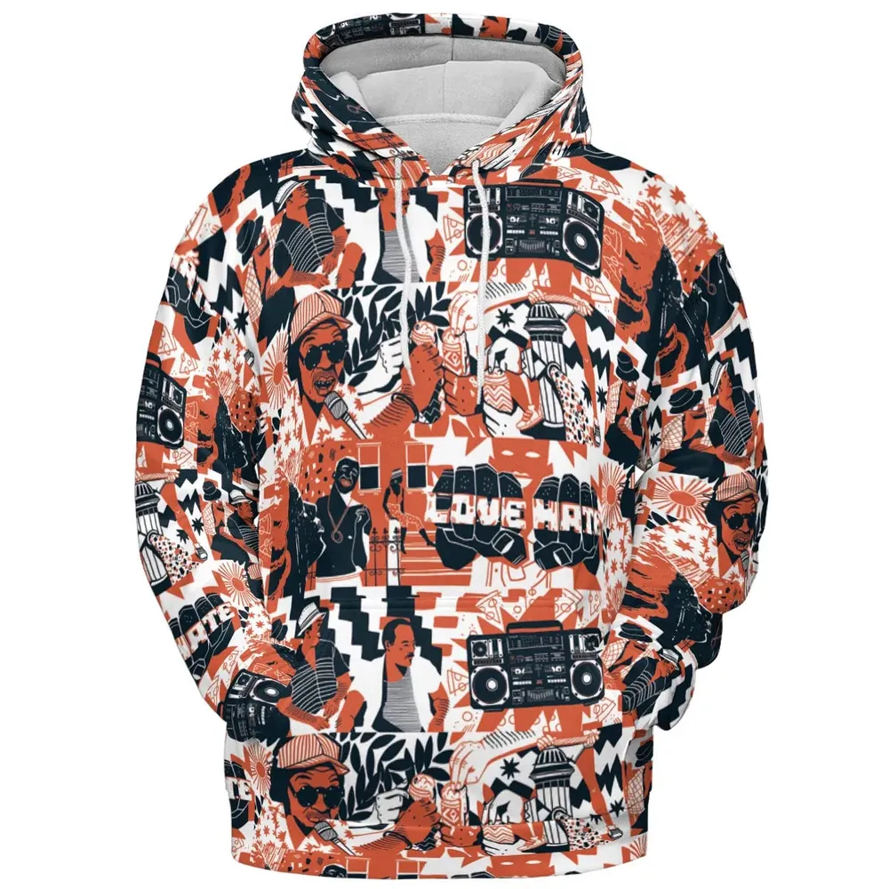 Love and Hate Do The Right Thing All-over Print Hoodie - 2