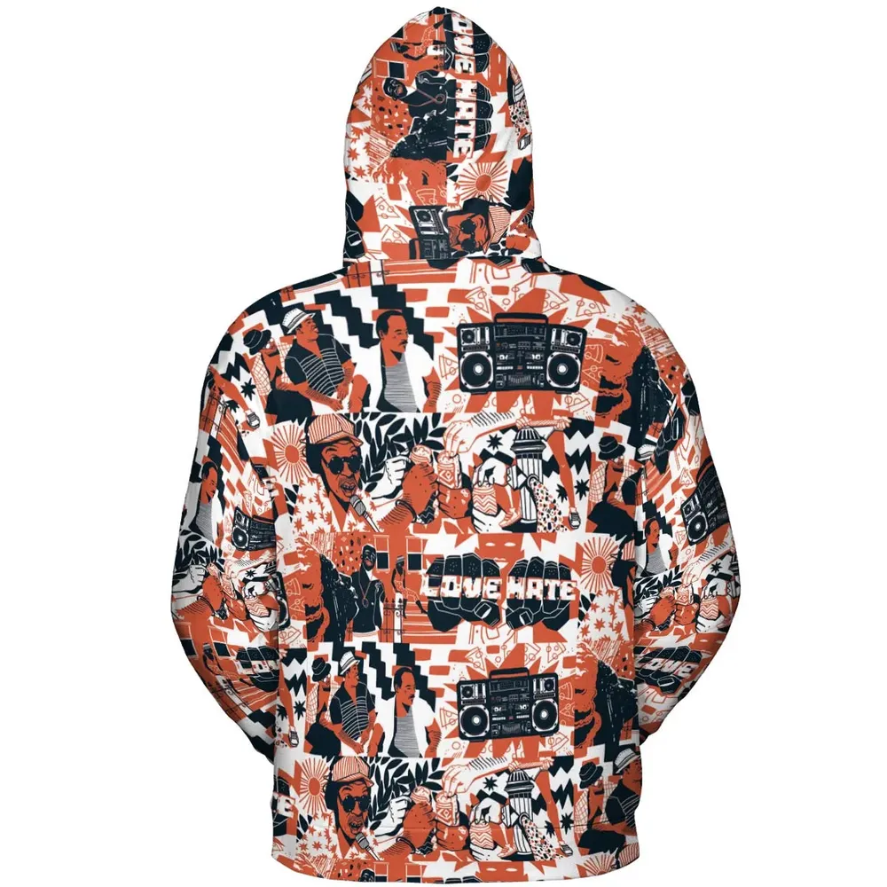 Love and Hate Do The Right Thing All-over Print Hoodie - 4