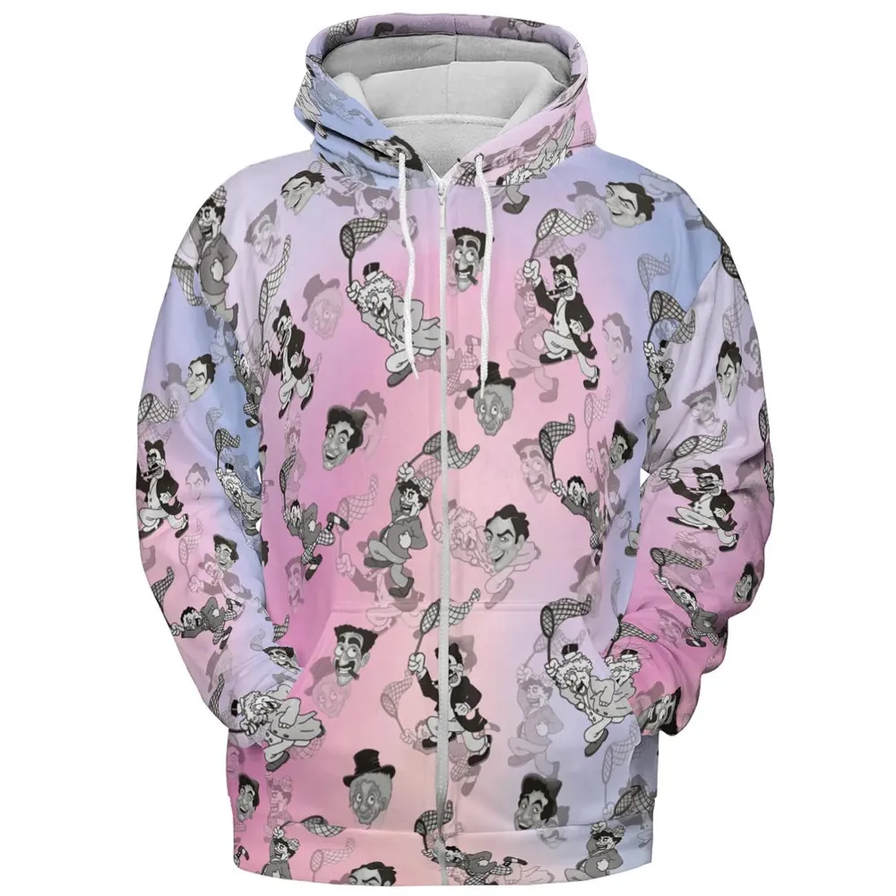 The Animated Marx Brothers Characters All-over Print Hoodie - 3