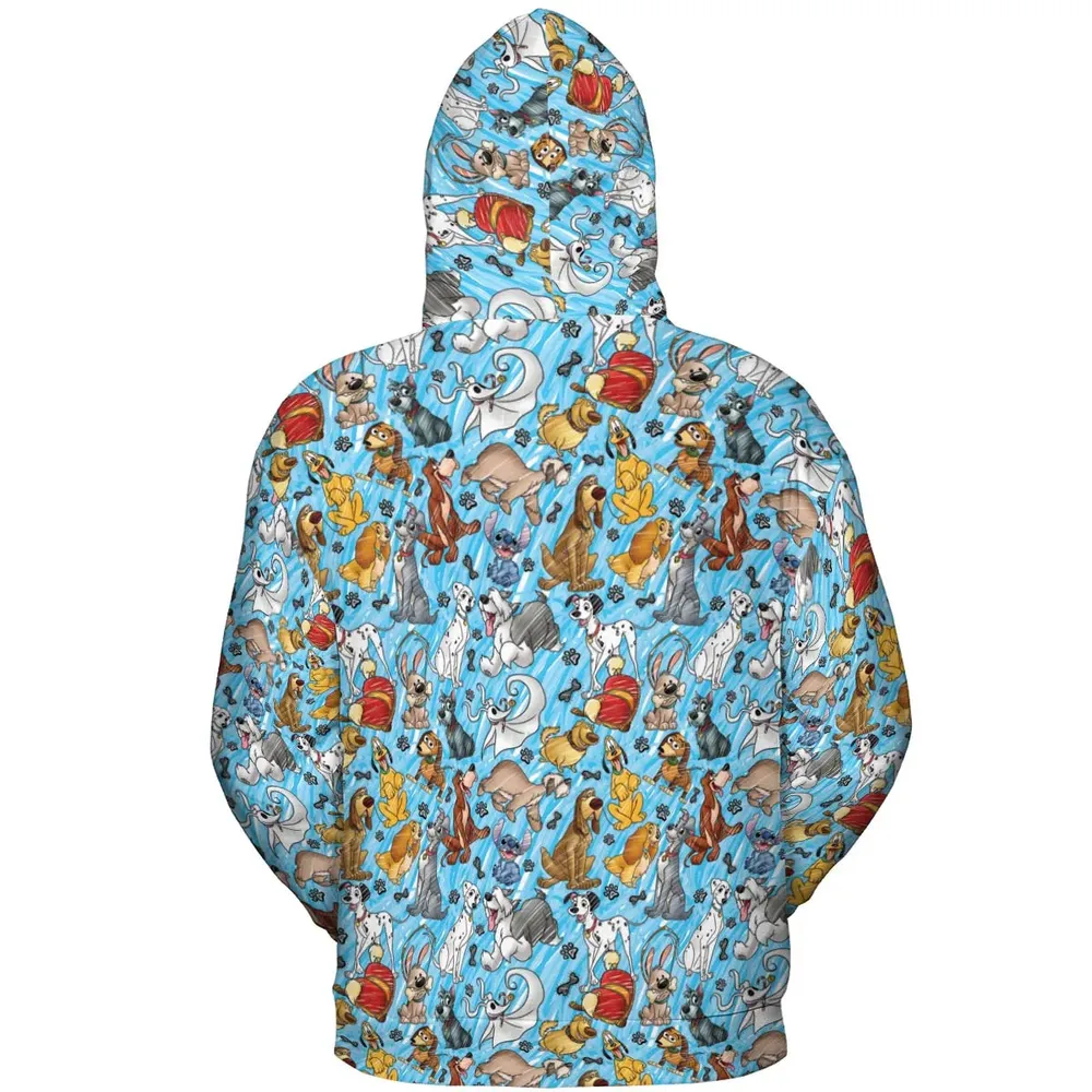 Animation Dogs All-over Print Hoodie - 4