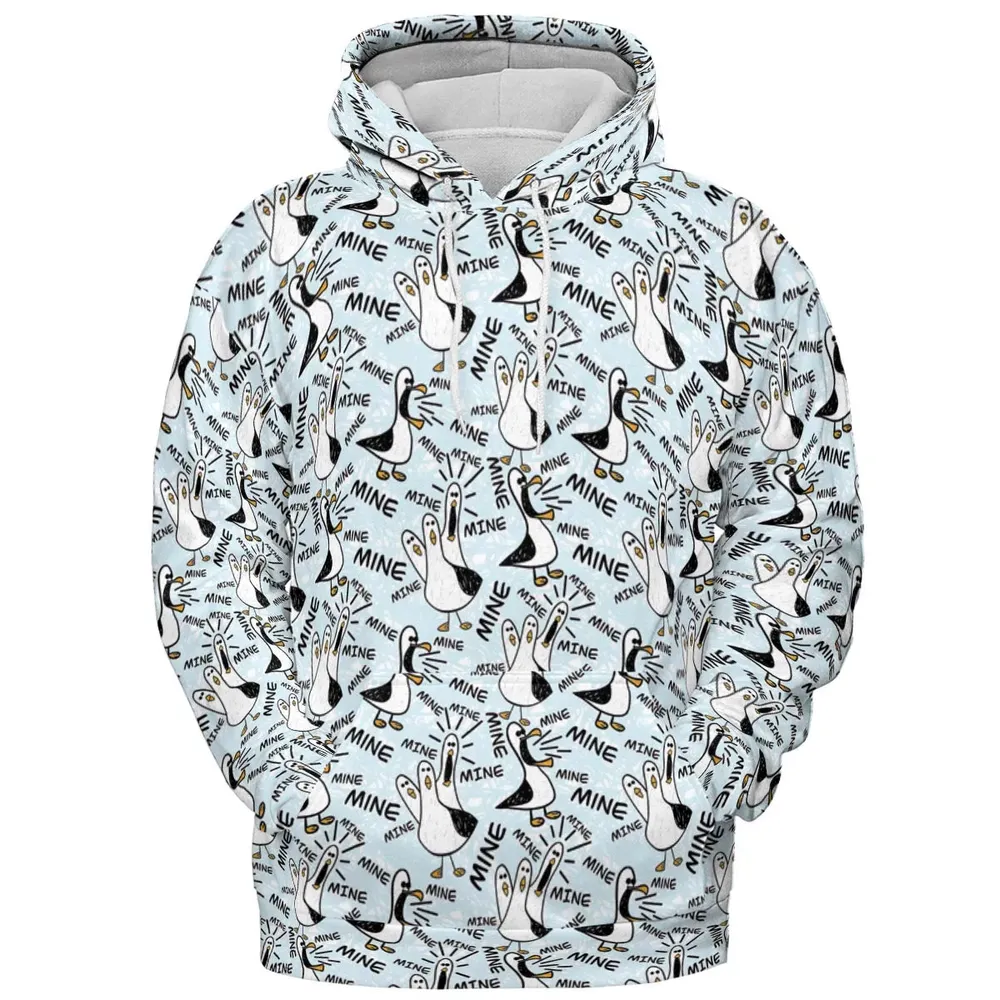 Mine Mine Mine Seagulls All-over Print Hoodie - 2