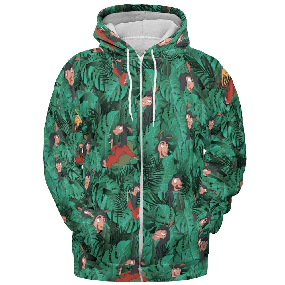 Llama Kuzco The Emperor's New Groove All-over Print Hoodie - 3
