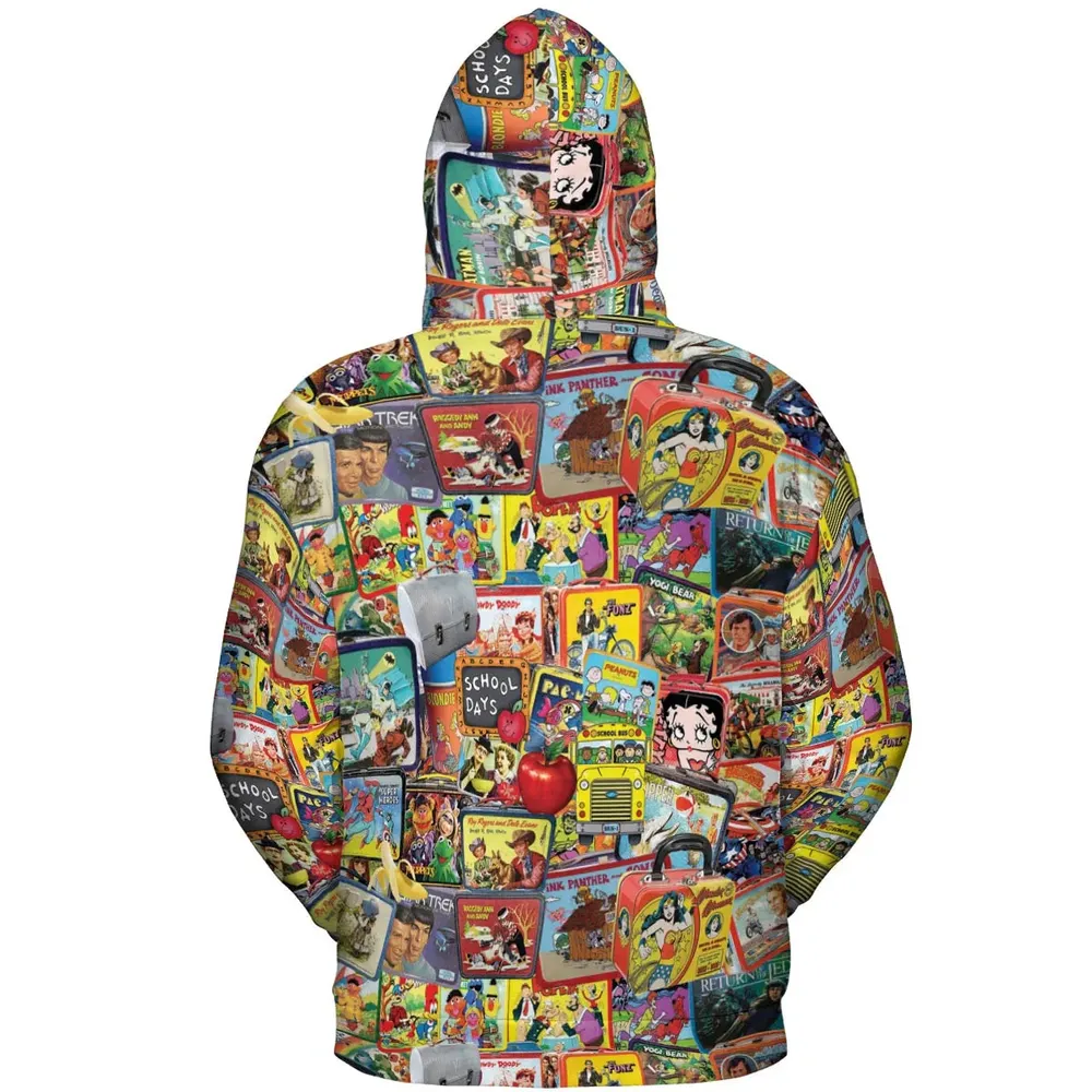Retro Land TV Shows All-over Print Hoodie - 4