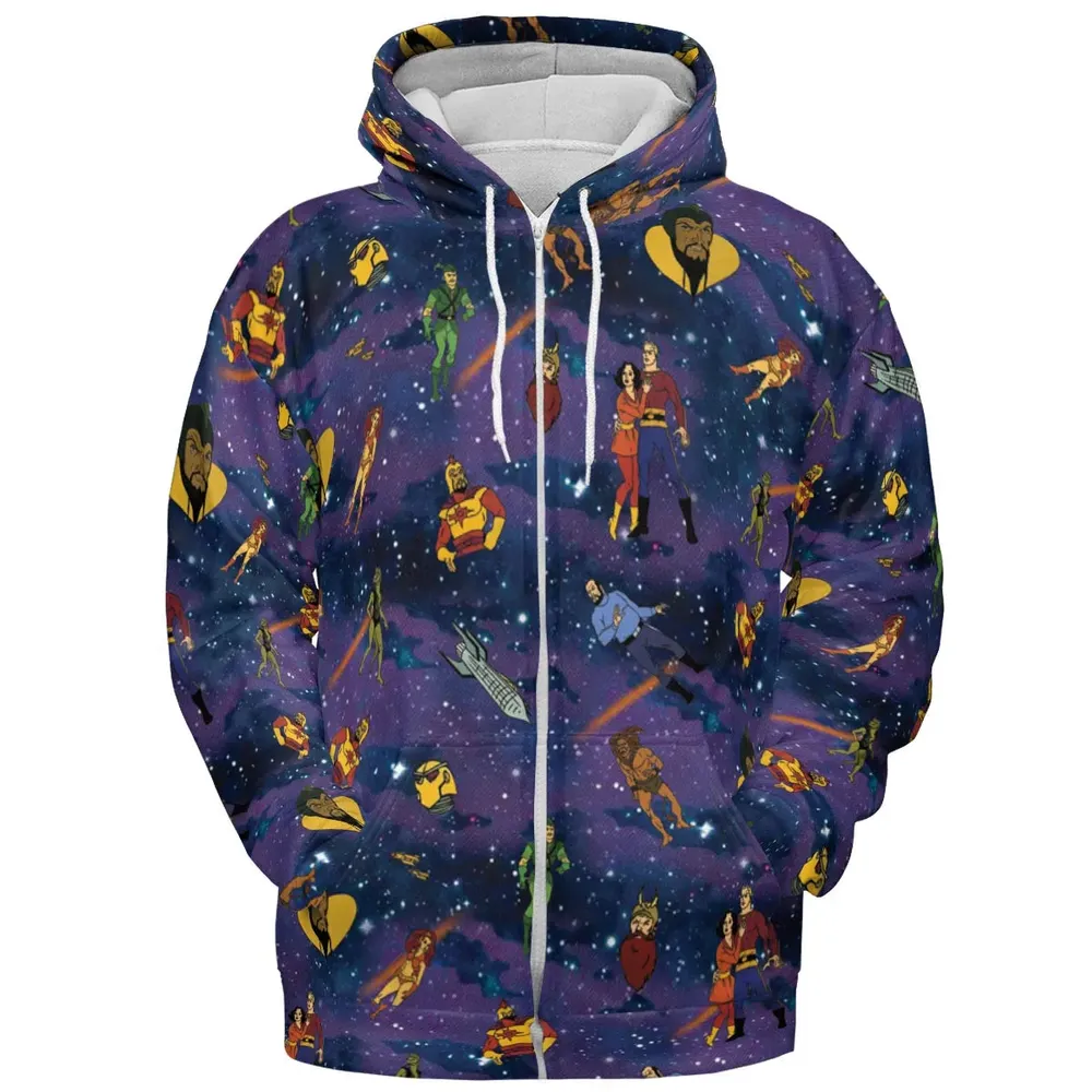 Flash Gordon Cartoon Characters All-over Print Hoodie - 3