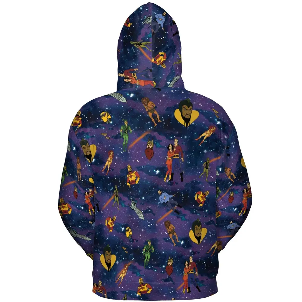Flash Gordon Cartoon Characters All-over Print Hoodie - 4