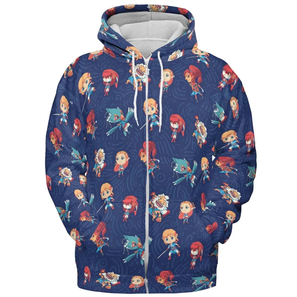 Legend The Legend of Zelda All-over Print Hoodie - 3