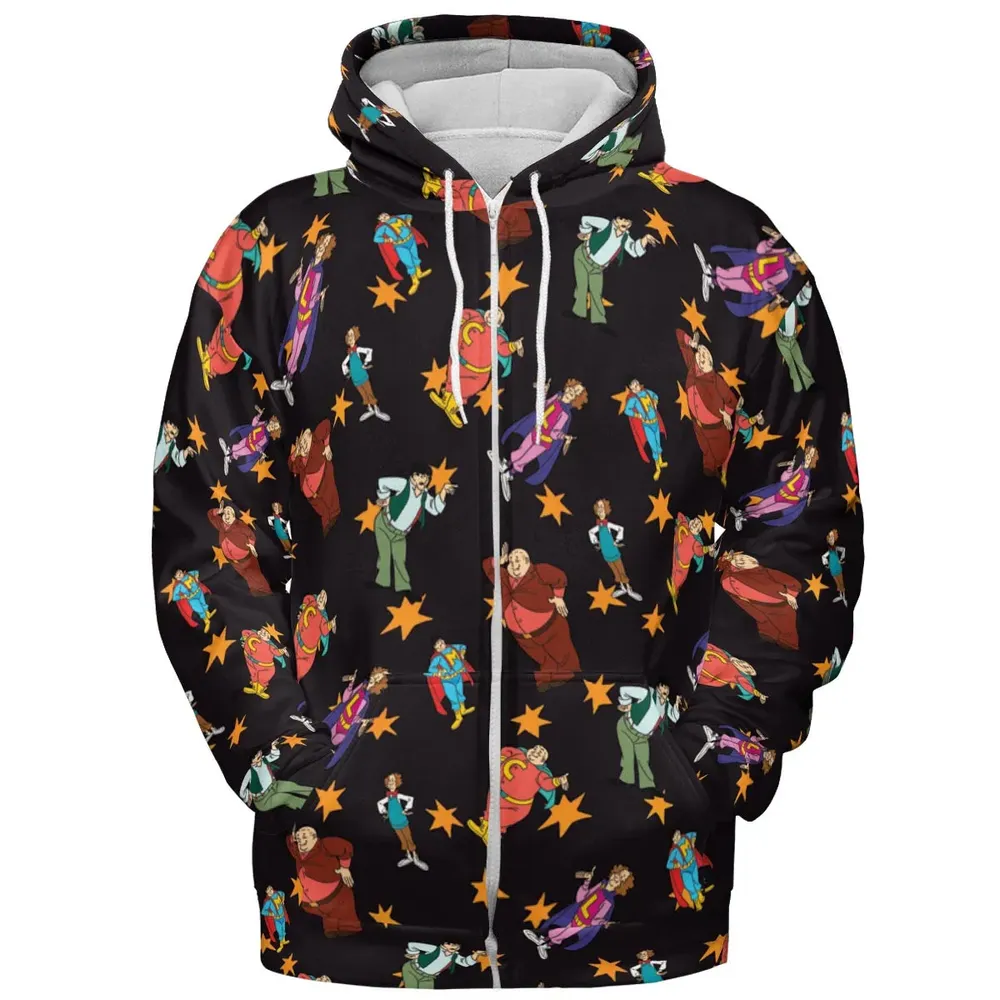 The Three Stooges Action All-over Print Hoodie - 3