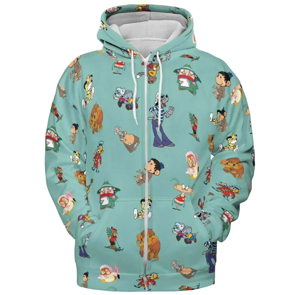Russian Cartoon Characters All-over Print Hoodie - 3