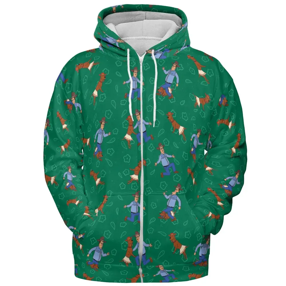 Hank Hill and Ladybird Dancing All-over Print Hoodie - 3
