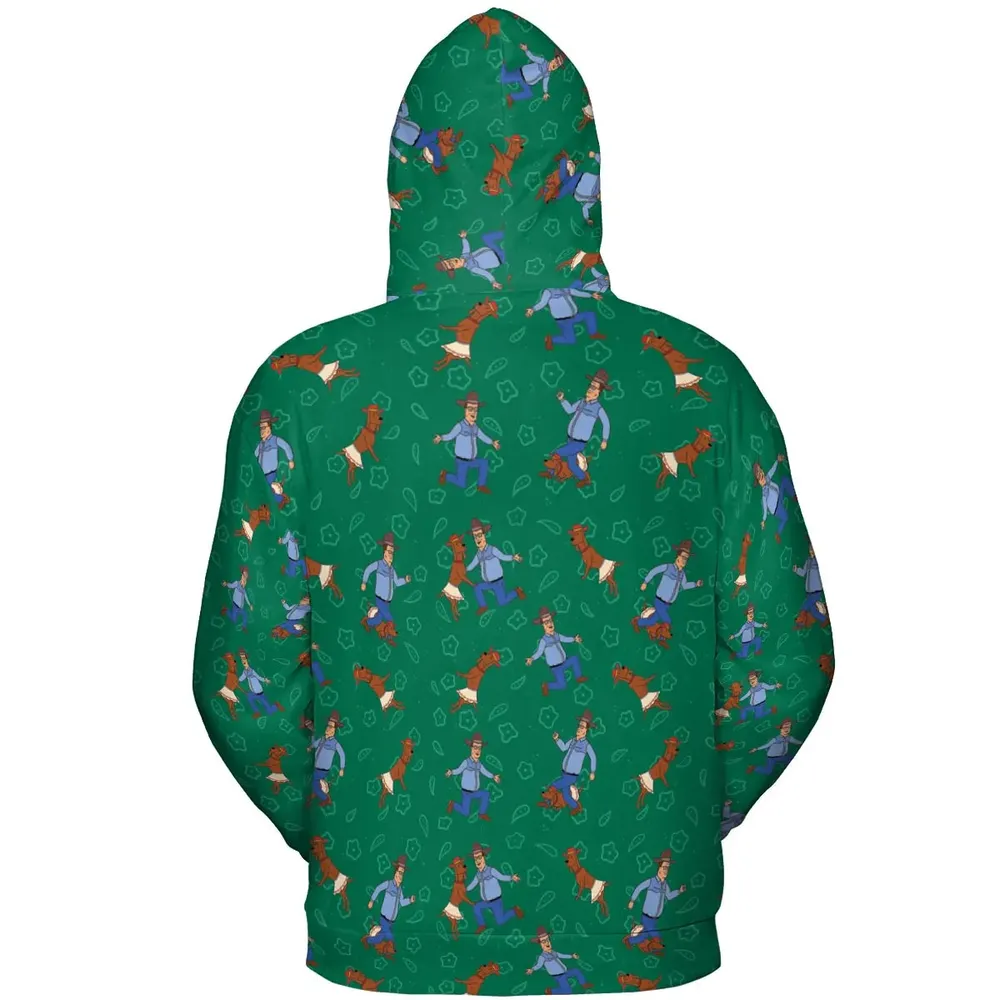 Hank Hill and Ladybird Dancing All-over Print Hoodie - 4