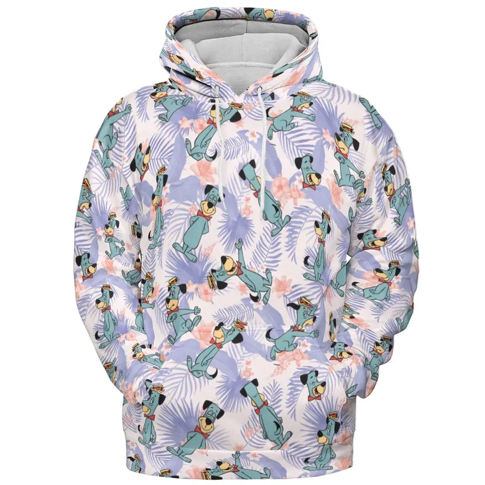 Huckleberry Hound Pattern All-over Print Hoodie - 2
