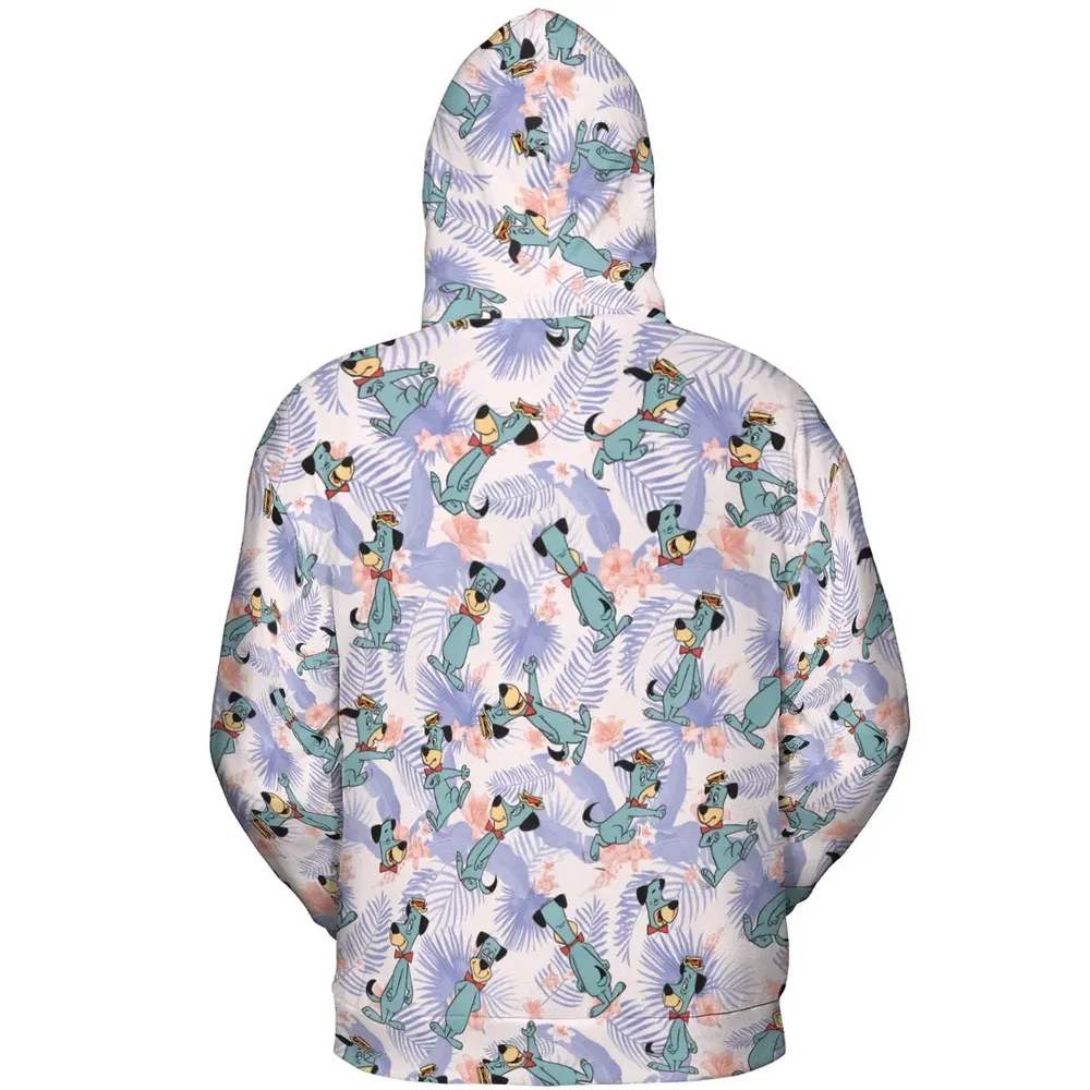 Huckleberry Hound Pattern All-over Print Hoodie - 4