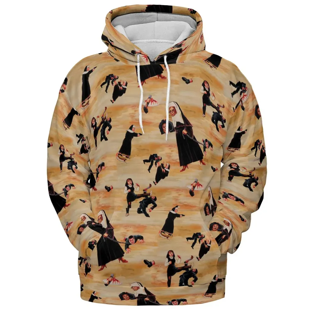 Bless You Sister Act All-over Print Hoodie - 2