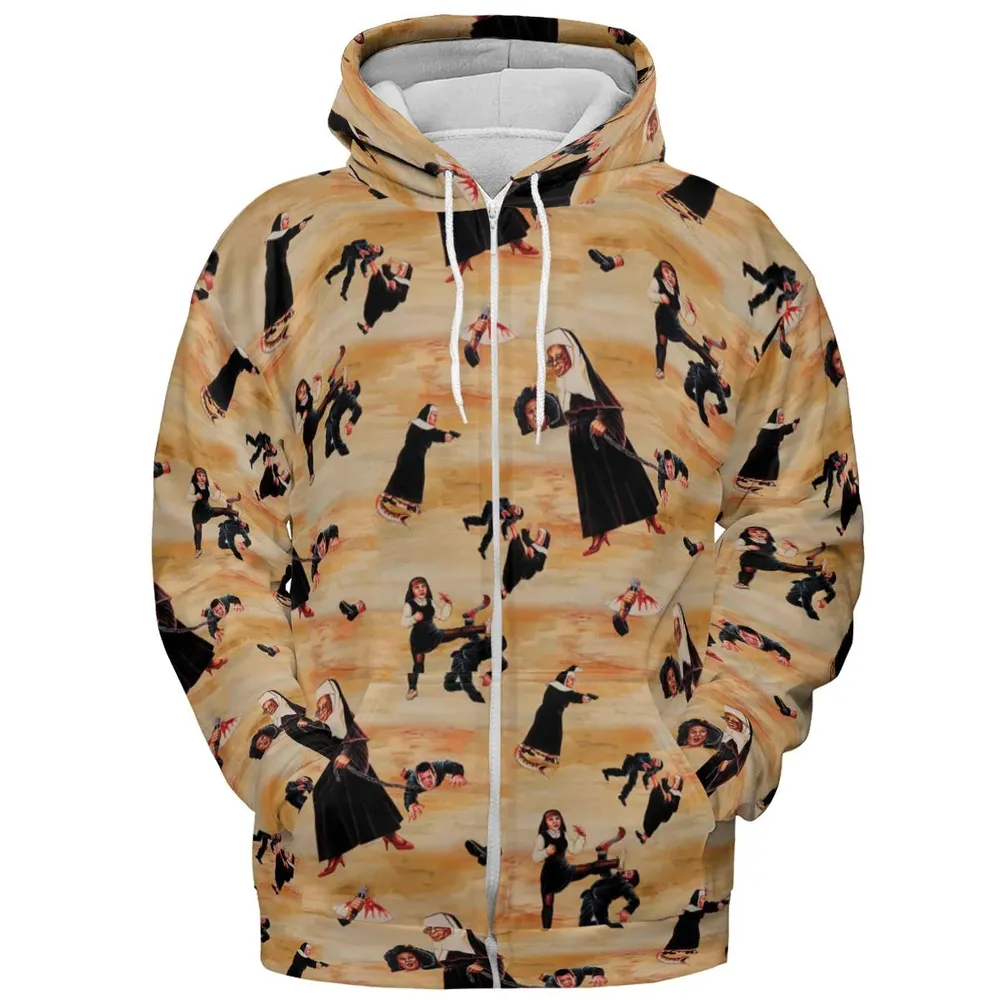 Bless You Sister Act All-over Print Hoodie - 3