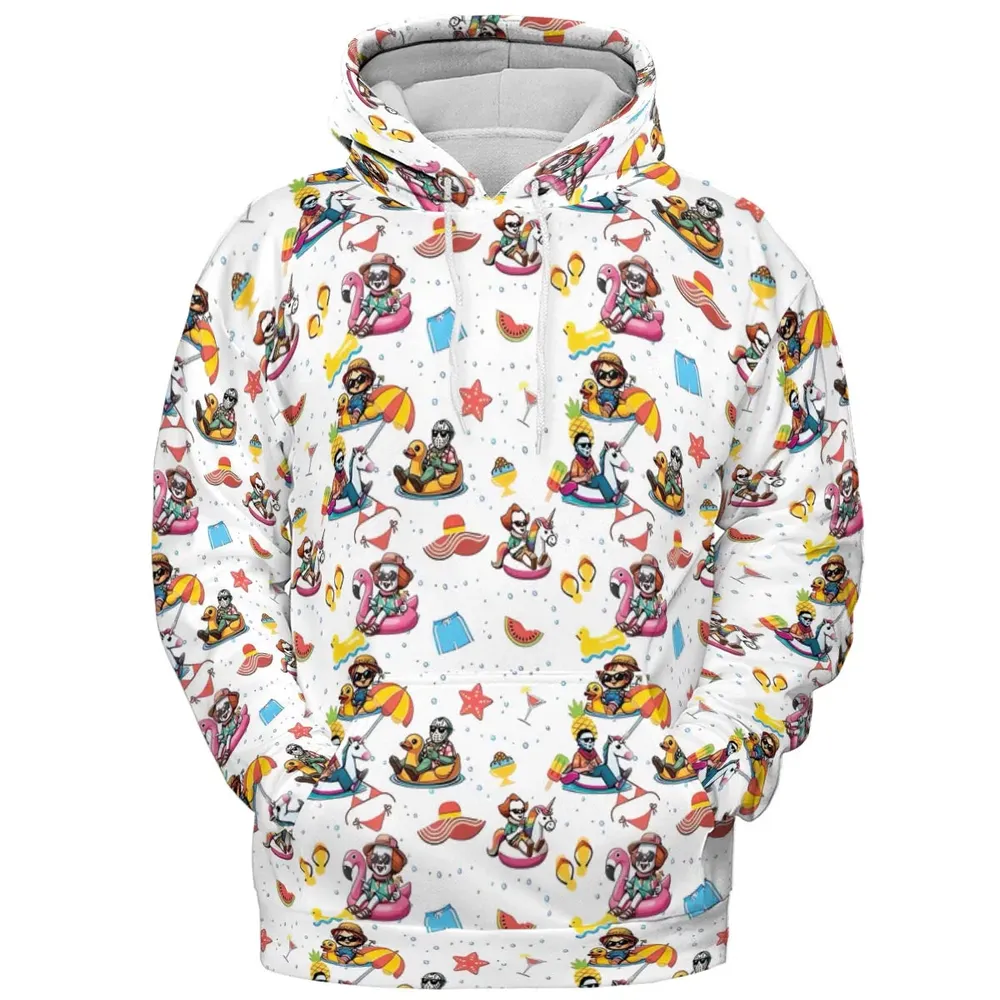 Horror Beach All-over Print Hoodie - 2