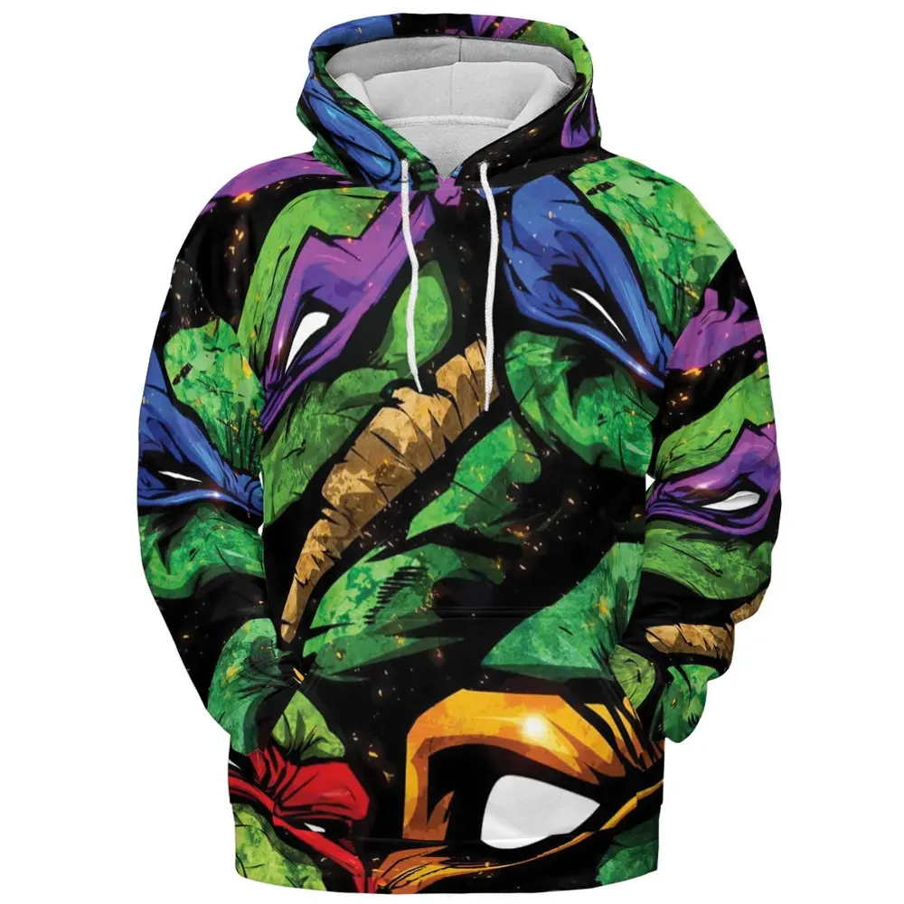Four Ninja Turtles TMNT All-over Print Hoodie - 2