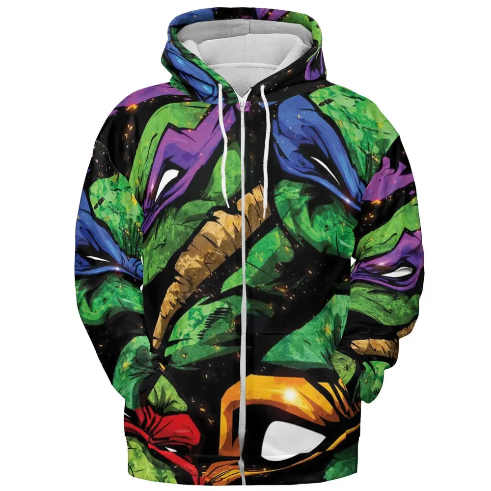 Four Ninja Turtles TMNT All-over Print Hoodie - 3