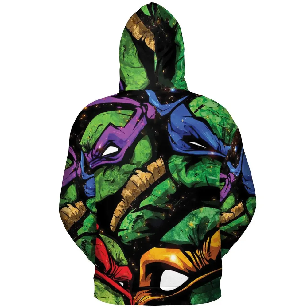 Four Ninja Turtles TMNT All-over Print Hoodie - 4