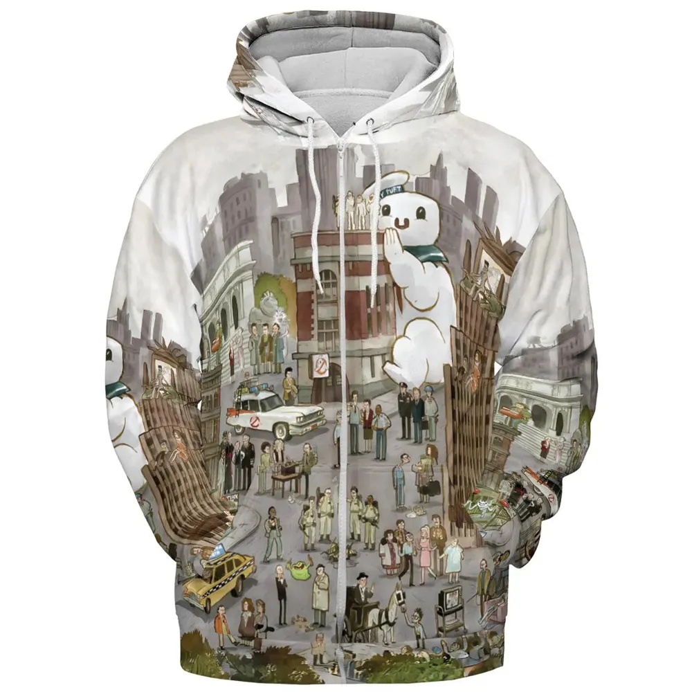Ghostbusterland Ghostbusters All-over Print Hoodie - 3