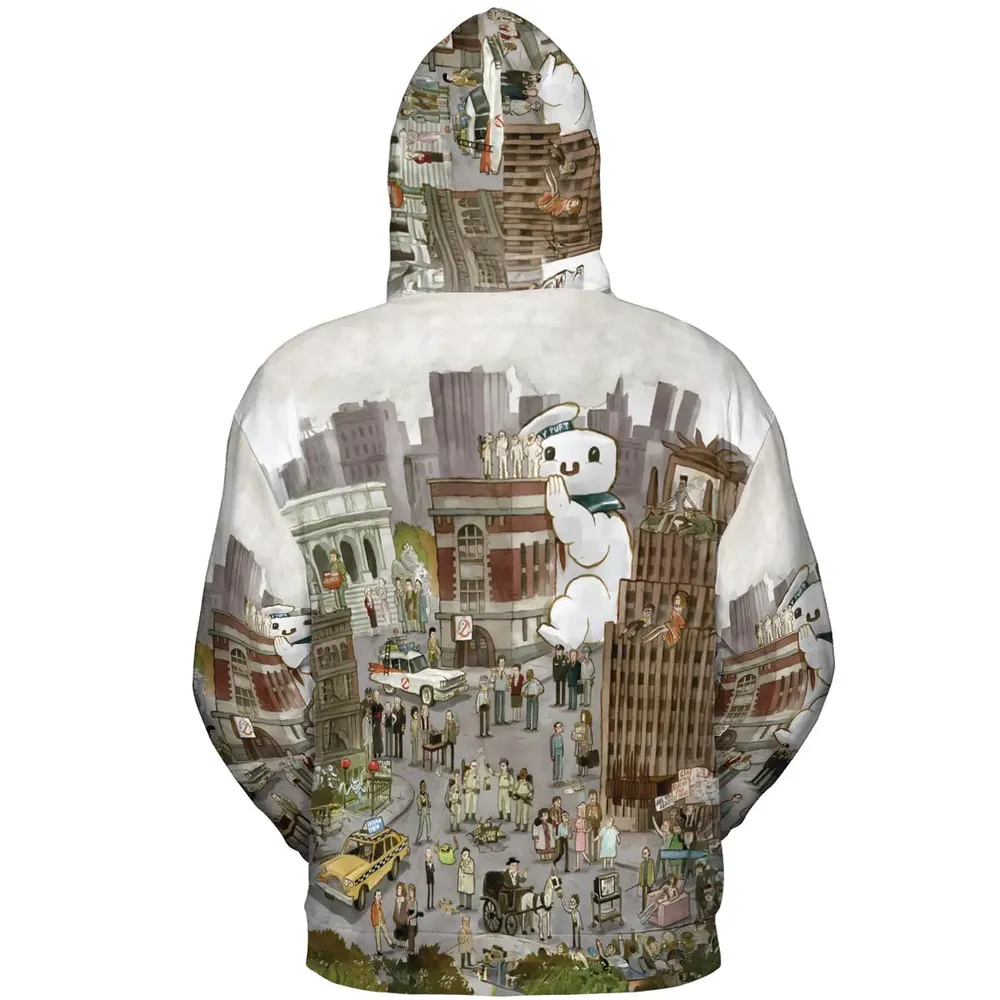 Ghostbusterland Ghostbusters All-over Print Hoodie - 4
