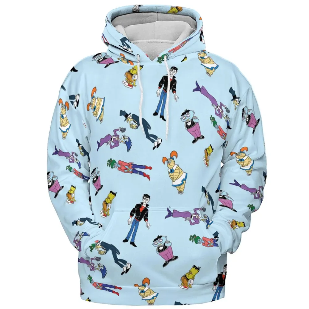 Animated Undead Gravedale High All-over Print Hoodie - 2