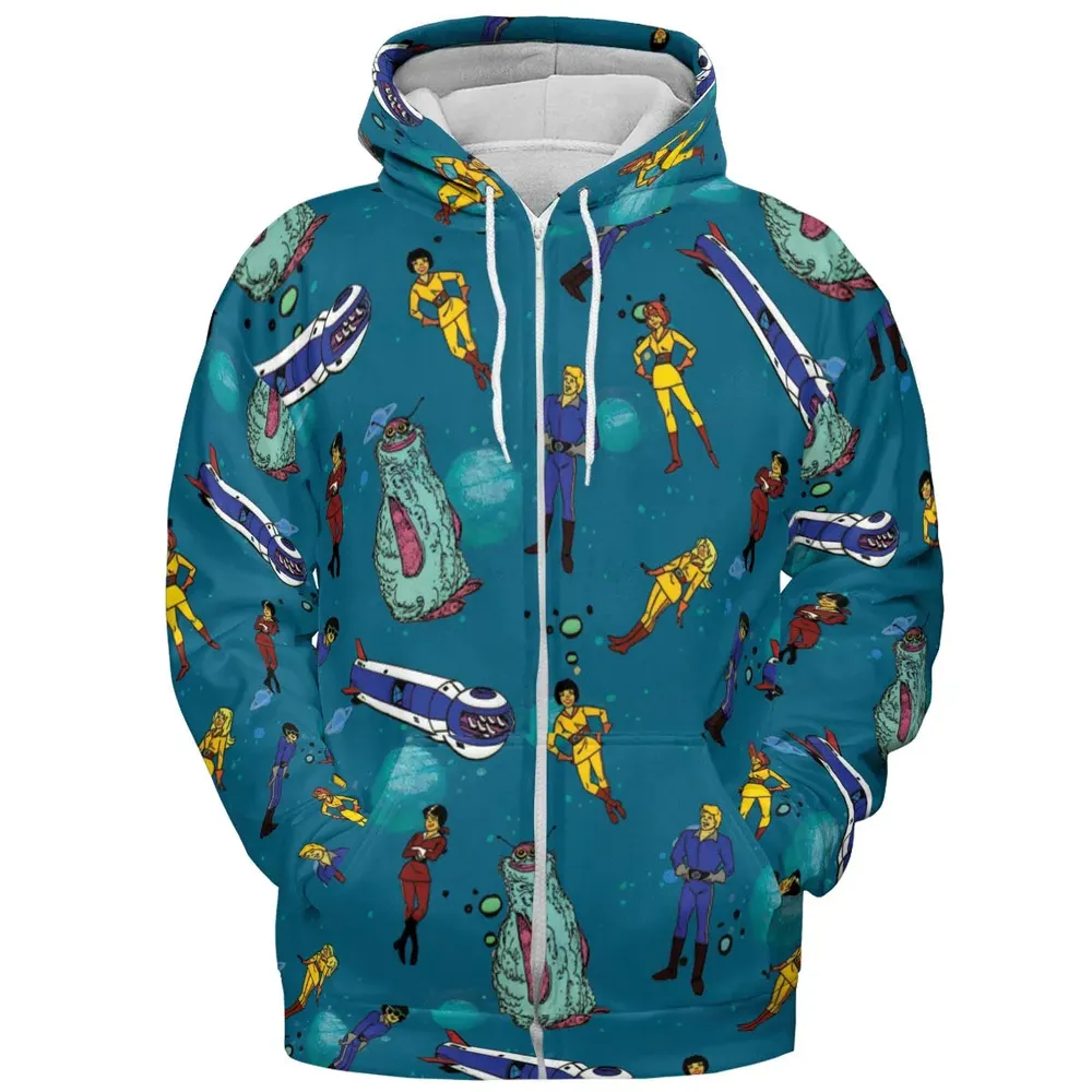 Josie And The Pussy Cats in Outer Space All-over Print Hoodie - 3