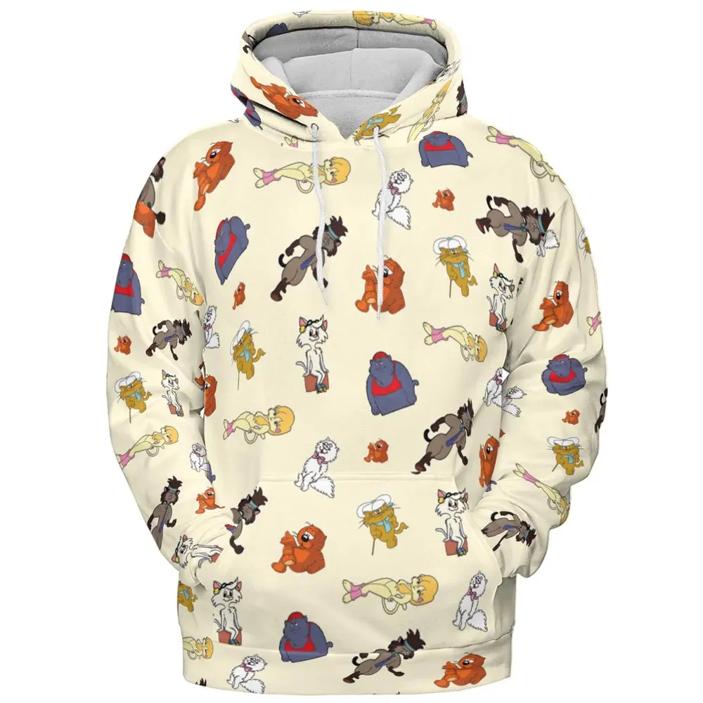 Heathcliff and the Catillac Cats All-over Print Hoodie - 2