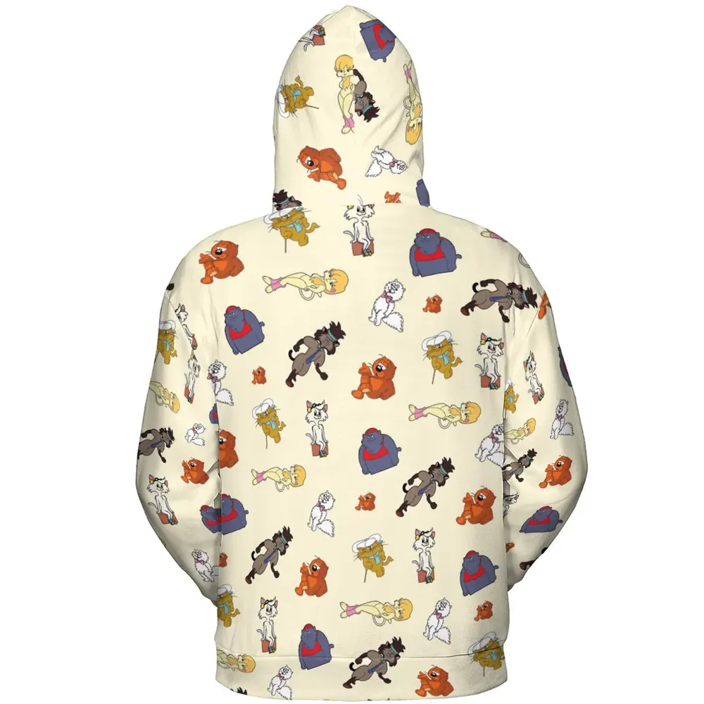 Heathcliff and the Catillac Cats All-over Print Hoodie - 4