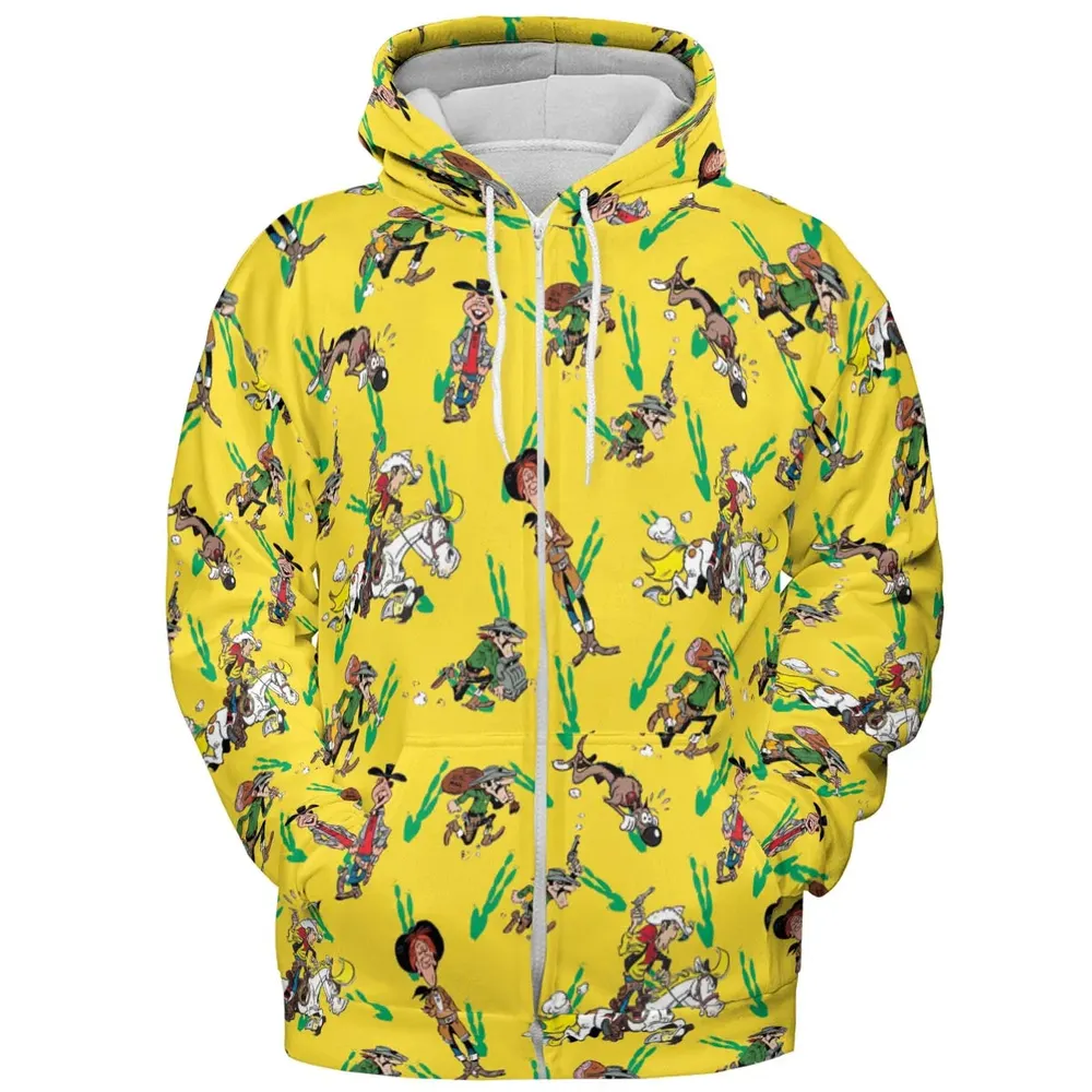 Dead End City Lucky Luke All-over Print Hoodie - 3