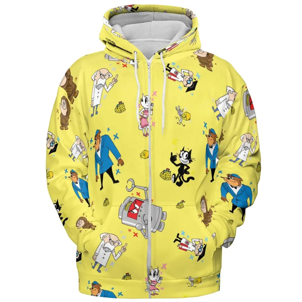Felix The Cat Characters All-over Print Hoodie - 3
