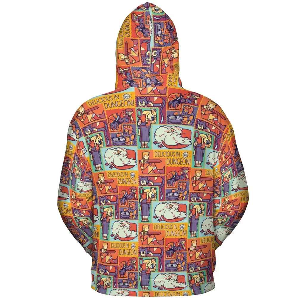 Delicious In Dungeon All-over Print Hoodie - 4