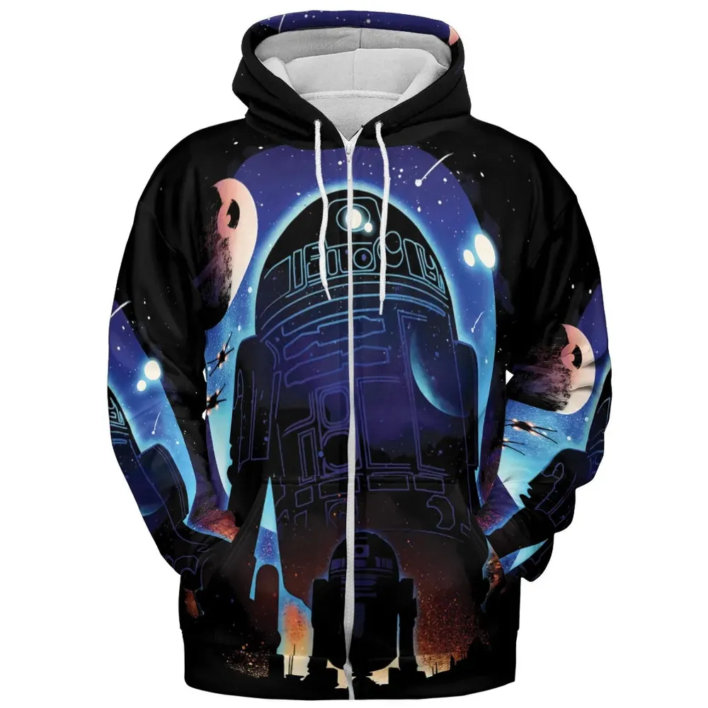 Droid Night Star Wars All-over Print Hoodie - 3