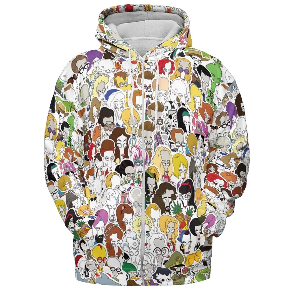 Roger the Alien American Dad All-over Print Hoodie - 3
