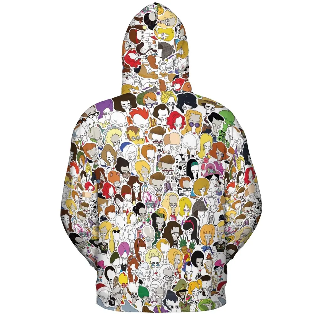 Roger the Alien American Dad All-over Print Hoodie - 4