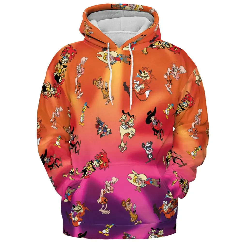 The Wacky World of Tex Avery Characters All-over Print Hoodie - 2