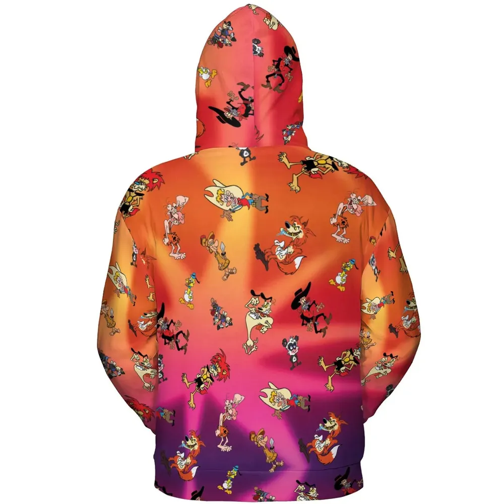 The Wacky World of Tex Avery Characters All-over Print Hoodie - 4
