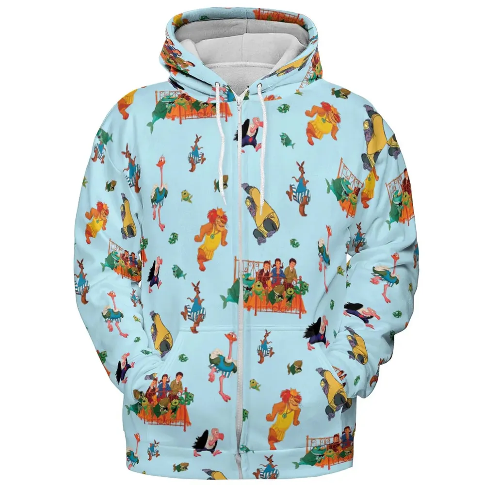 Bedknobs and broomsticks Characters All-over Print Hoodie - 3