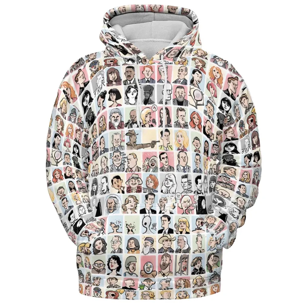 Many Faces of Twin Peaks All-over Print Hoodie - 2