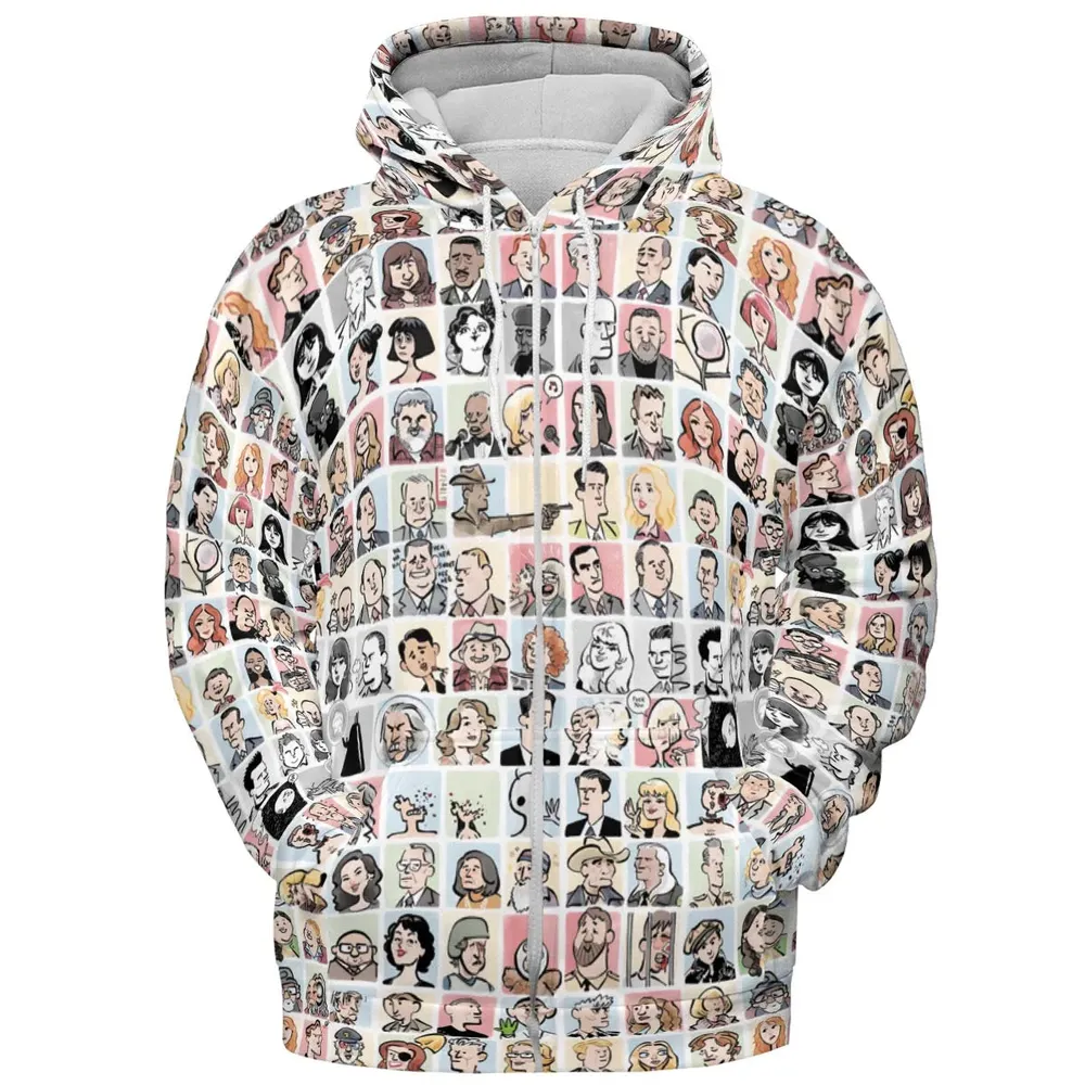 Many Faces of Twin Peaks All-over Print Hoodie - 3