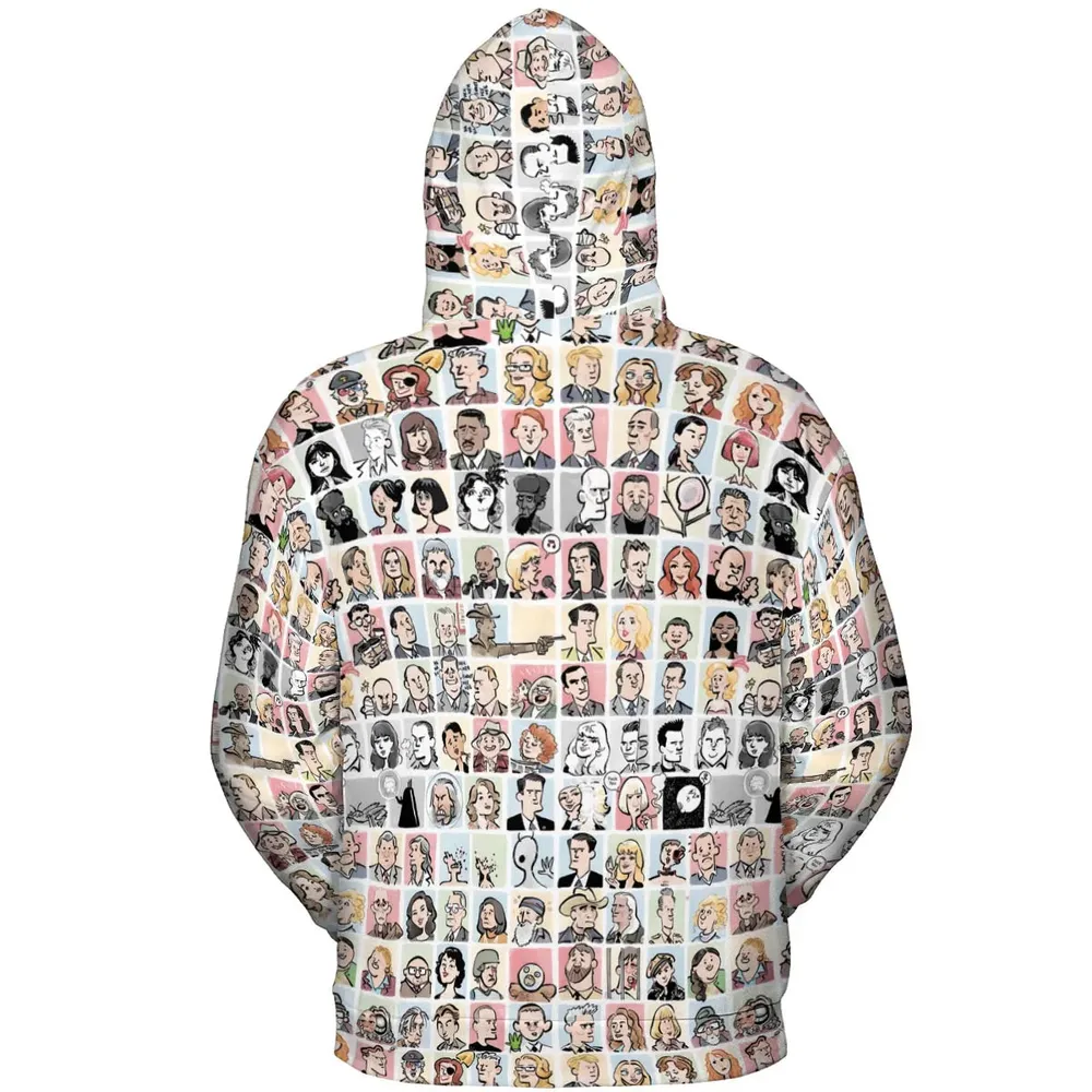 Many Faces of Twin Peaks All-over Print Hoodie - 4