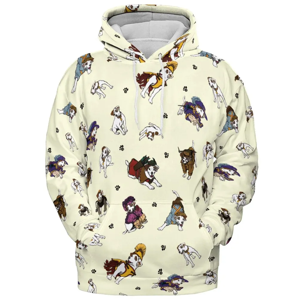 Various Wishbone Characters All-over Print Hoodie - 2