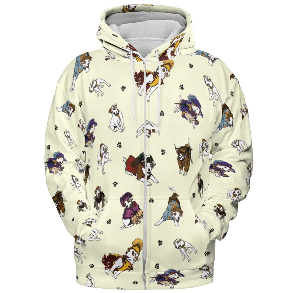 Various Wishbone Characters All-over Print Hoodie - 3